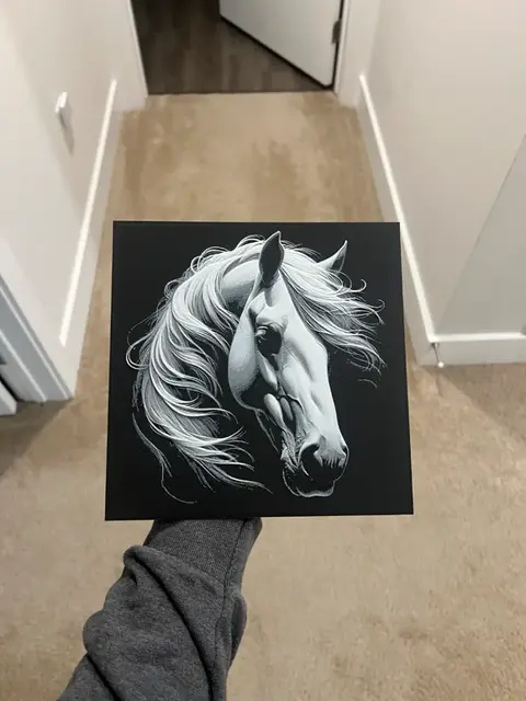 HueForge model: Horse Face Art Hueforge by RP47 Designs