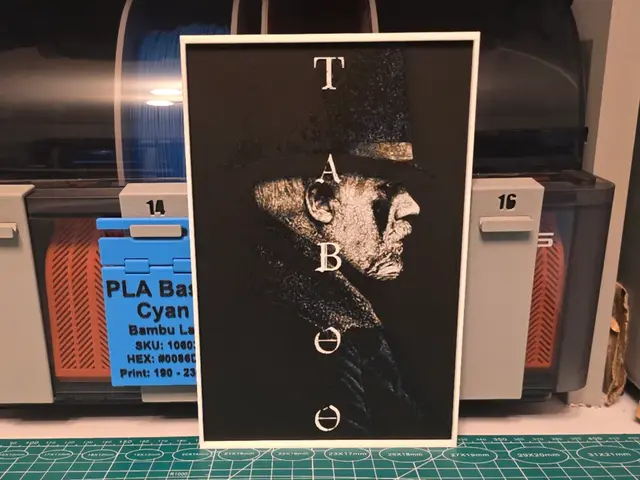 HueForge model: Taboo Series Poster- Hueforge Art by Lumpy3D