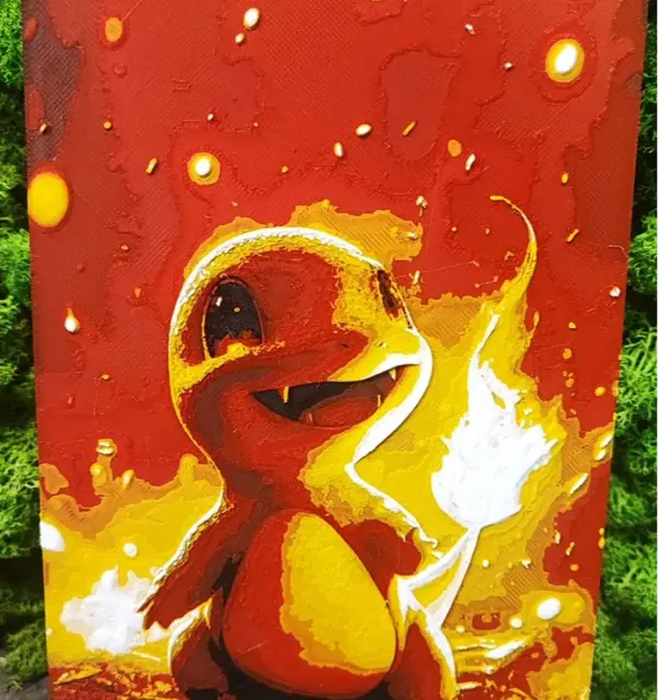 HueForge model: Charmander by Garuda3D