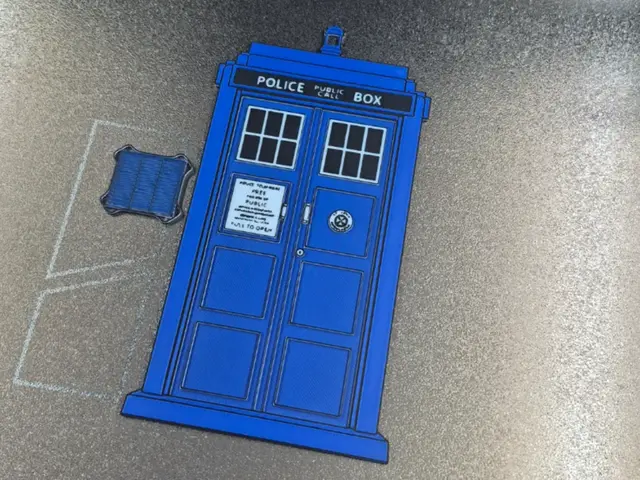 TARDIS Bookmark - WHO Hueforge