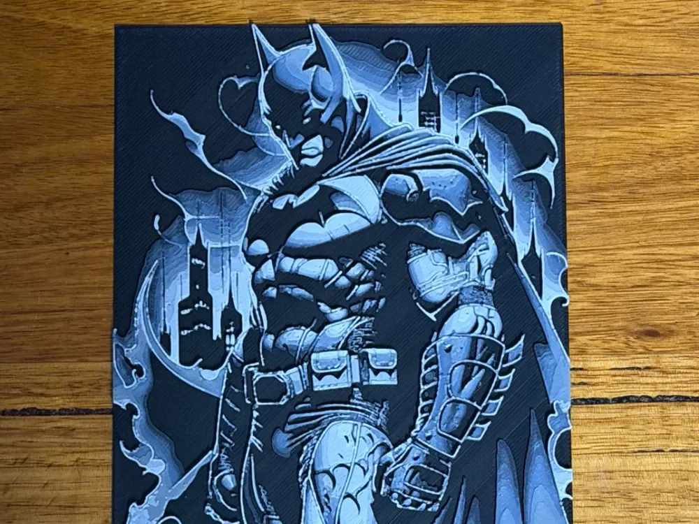 BATMAN Hueforge by Indepth_Creations HueForge model: BATMAN Hueforge by Indepth_Creations