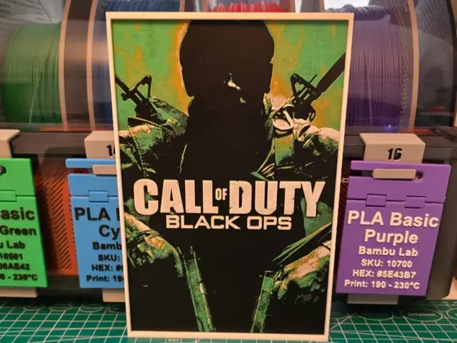 HueForge model: Call of Duty: Black Ops - Hueforge Art by Lumpy3D