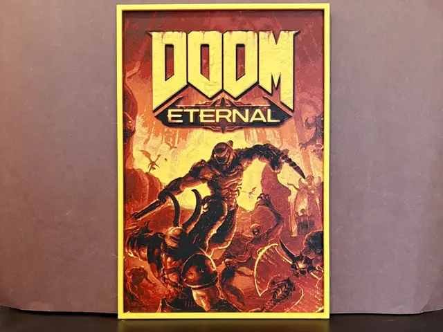 HueForge model: Doom Eternal Hueforge by Estiv