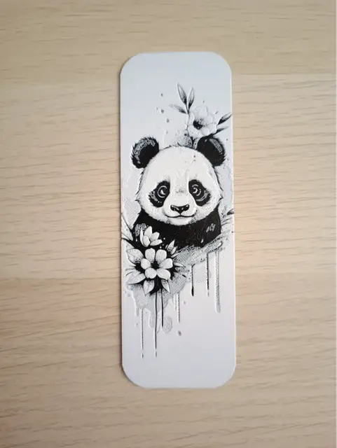 HueForge model: Panda Bookmark by Atrus Design