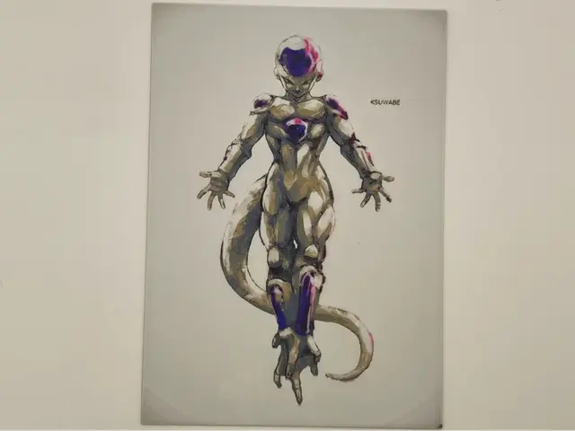 HueForge model: Freezer from dragon ball Z - hueforge by Altf4-Formation