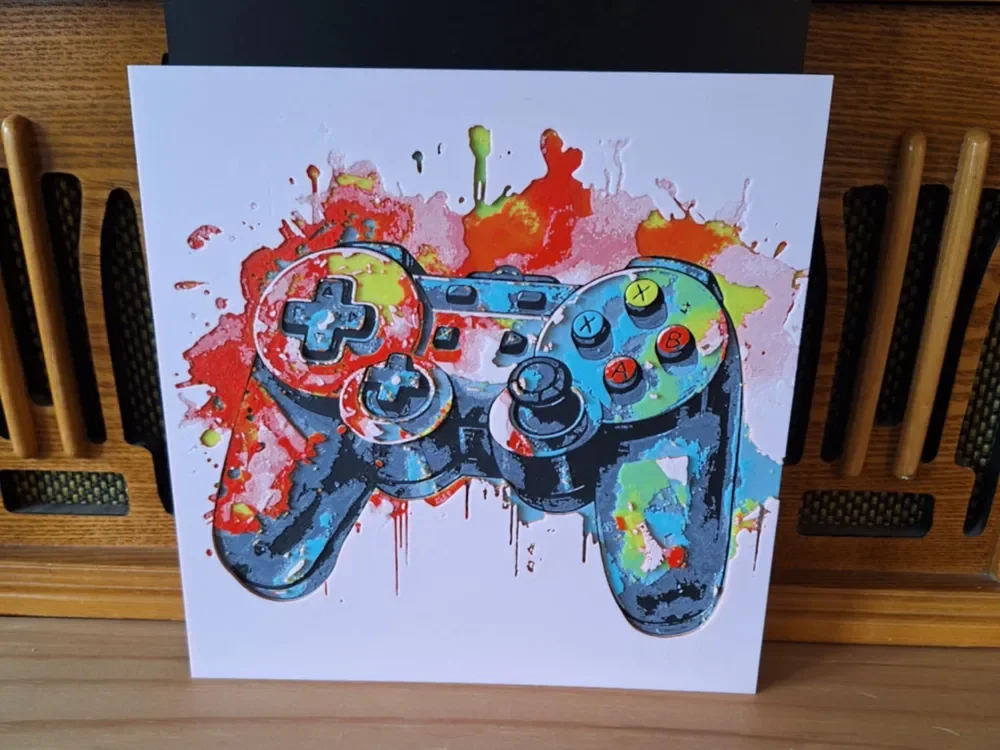 Playstation controller - Hueforge by 3dGlow HueForge model: Playstation controller - Hueforge by 3dGlow