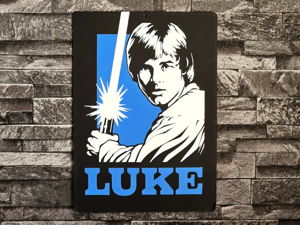Hueforge Luke StarWars by StefBull85 HueForge model: Hueforge Luke StarWars by StefBull85