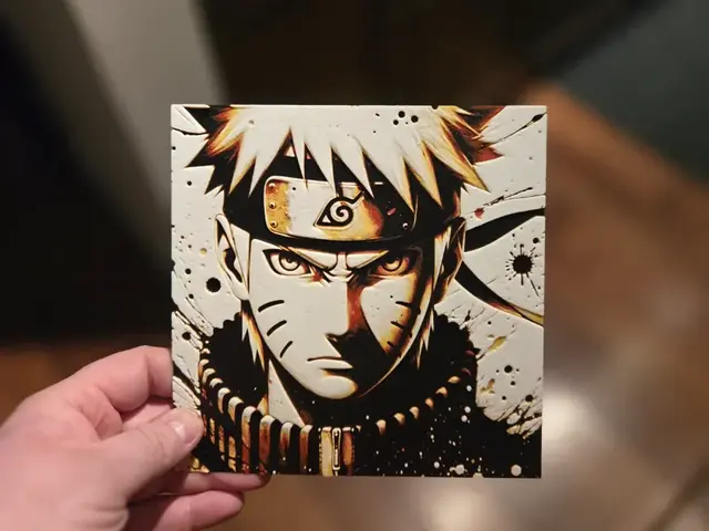 HueForge model: Graffiti Naruto Hueforge by 3Ree Printing