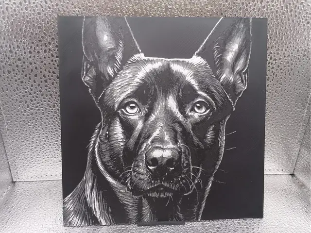 HueForge model: Belgian Malinois Hueforge by Borishotch Industries