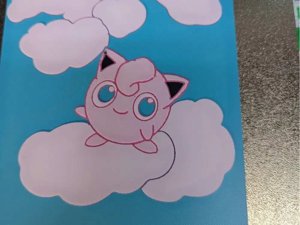 Hueforge rondoudou by Isa v1 Jigglypuff by ZombiePaint3D HueForge model: Hueforge rondoudou by Isa v1 Jigglypuff by ZombiePaint3D