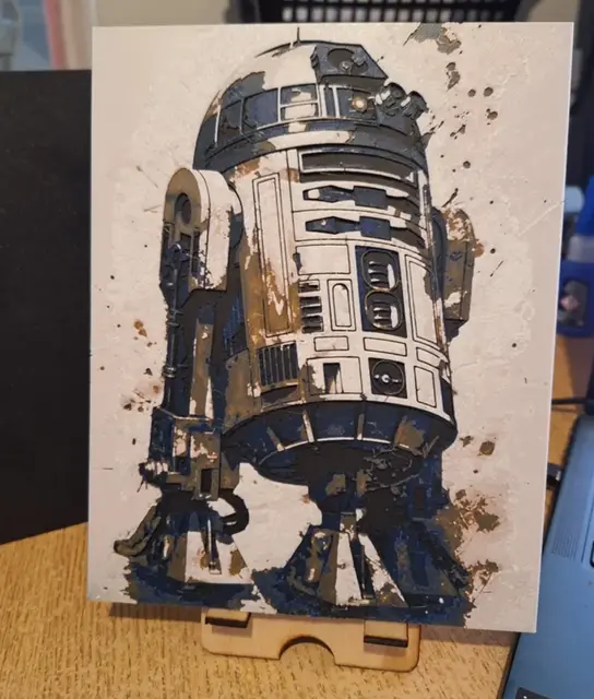 HueForge model: Star wars R2d2 - Hueforge - 4 colours by 3dGlow