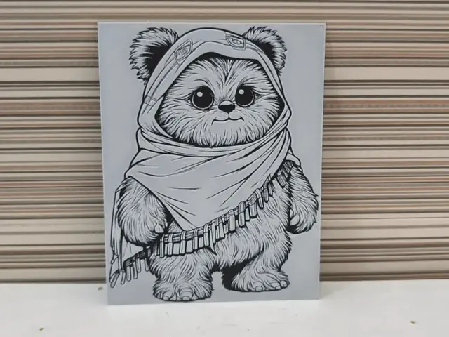 HueForge model: Hueforge Ewok by Litolunar