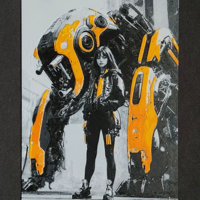 Mech&Girl HueForge