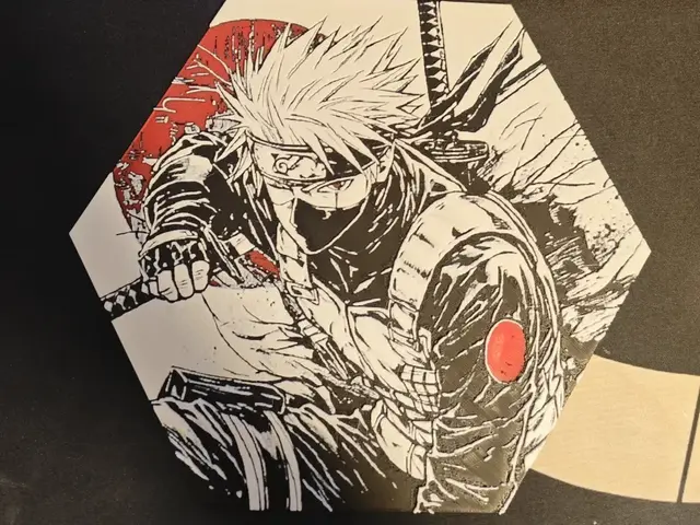HueForge model: Hueforge Kakashi (Naruto) honeycomb mode by JGz3DMaker