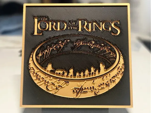 HueForge model: Lord of the Rings ring by Mano's 3d_Art