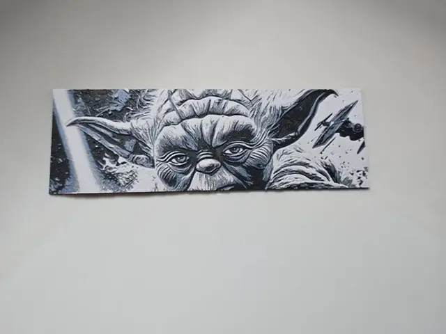 HueForge model: Yoda Bookmark v2 by Aprilk6366