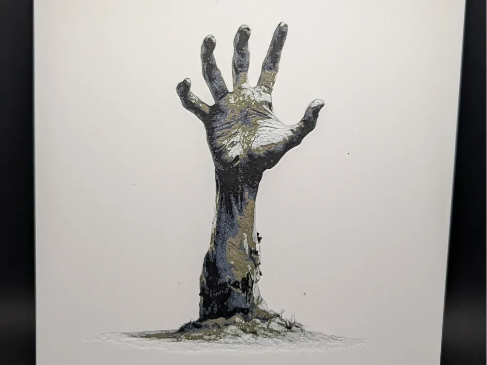 Zombie Hand Hueforge by the_bearded_jedi HueForge model: Zombie Hand Hueforge by the_bearded_jedi