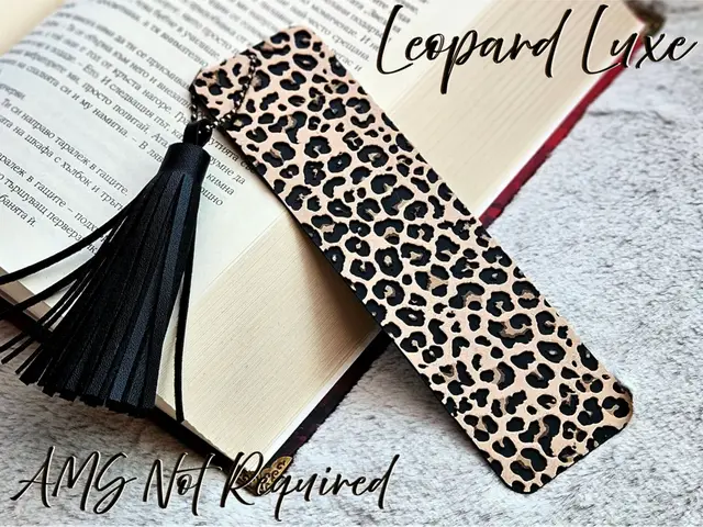 HueForge model: Leopard Luxe - Stylish Bookmark by C3D