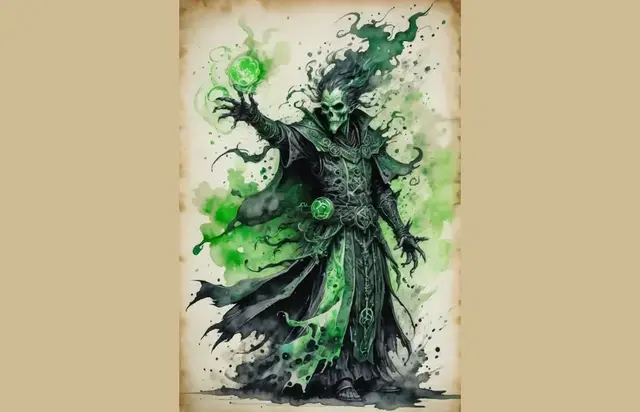 HueForge model: Green Lich - Hueforge by suaimondi