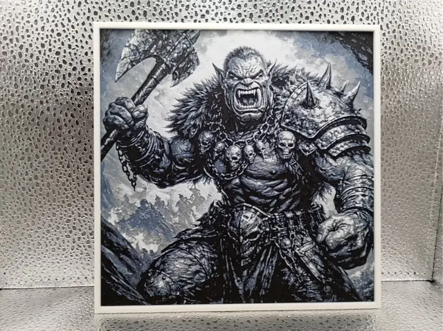 HueForge model: Orc – Hueforge Fan Art by Borishotch Industries