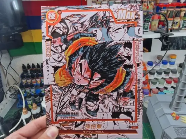 HueForge model: Ultimate Gohan Hueforge - Dragon Ball Z by Dakiren