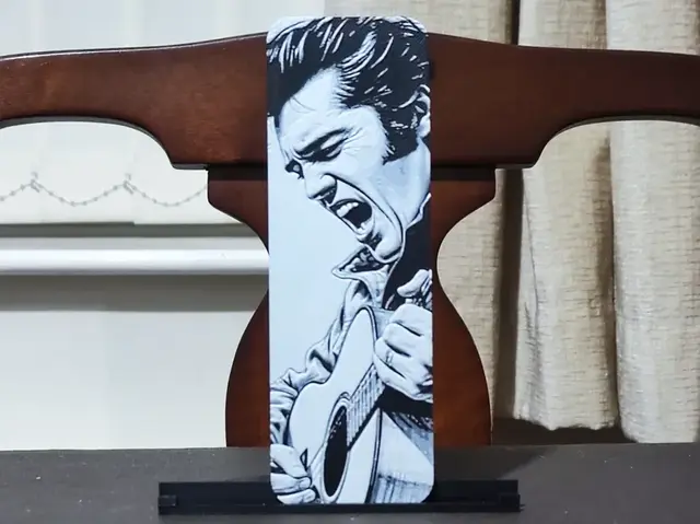 HueForge model: Elvis Presley Bookmark (1) - 2 Color by BoDad