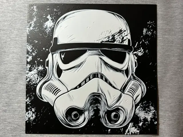 HueForge model: Stormtrooper Helmet 2 Hueforge by Hey Ben