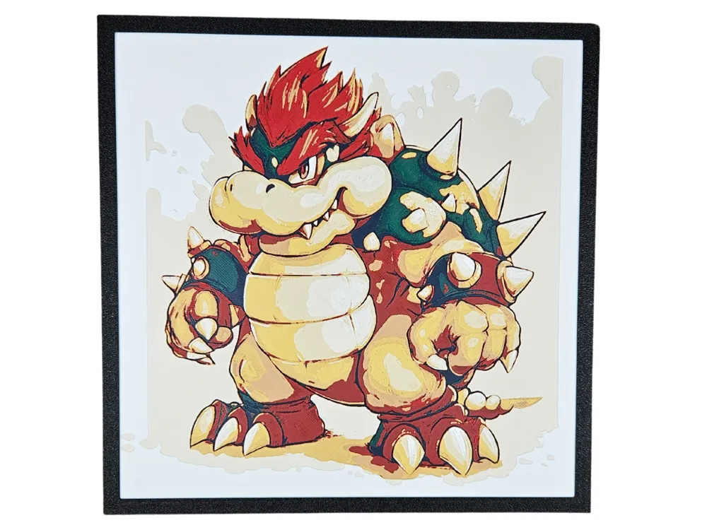 Bowser by BusyKikiBee HueForge model: Bowser by BusyKikiBee