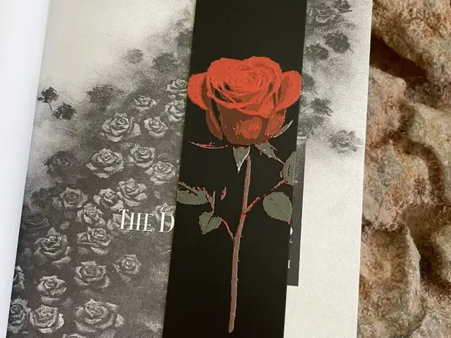 HueForge model: Red Rose Bookmark by 3D_Forged