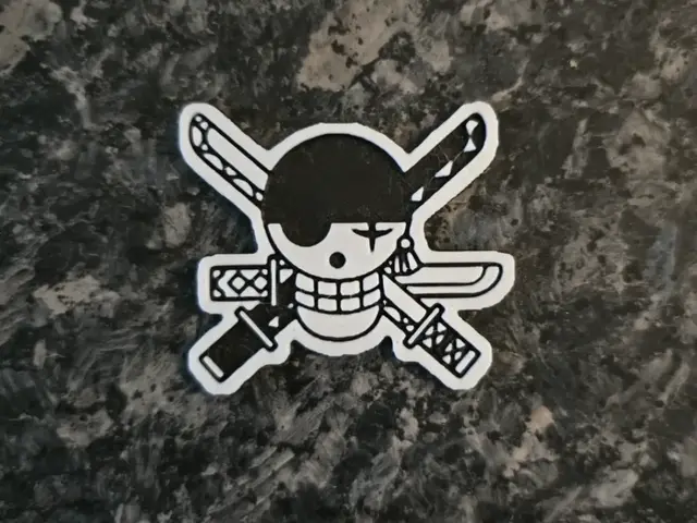 Sticker Logo Roronoa Zorro One piece