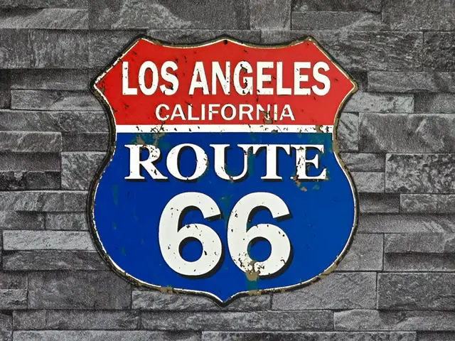 HueForge model: Hueforge Vintage ROUTE66 by StefBull85