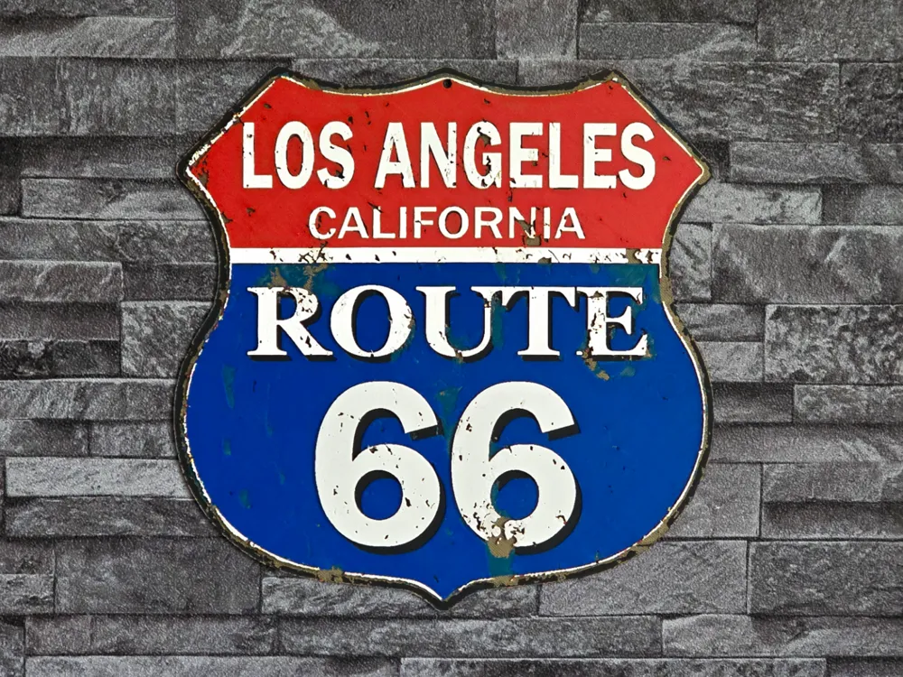 Hueforge Vintage ROUTE66 by StefBull85 HueForge model: Hueforge Vintage ROUTE66 by StefBull85