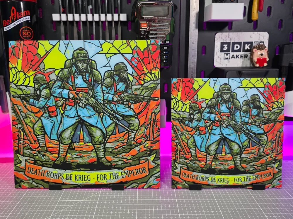 Death Korps de Krieg - Hueforge - 5 Colors by Montoya Maker HueForge model: Death Korps de Krieg - Hueforge - 5 Colors by Montoya Maker