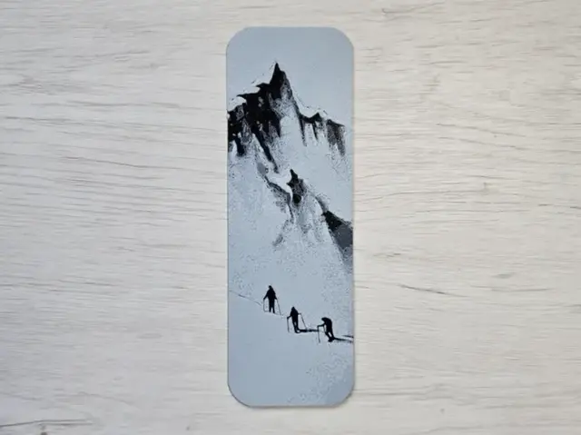 HueForge model: Mountain Bookmark by Atrus Design