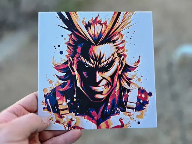 HueForge model: Graffiti All Might Hueforge by 3Ree Printing