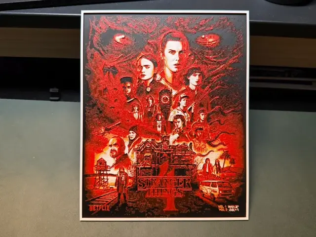 HueForge model: Stranger Things Season 4 HueForge by liv_3d