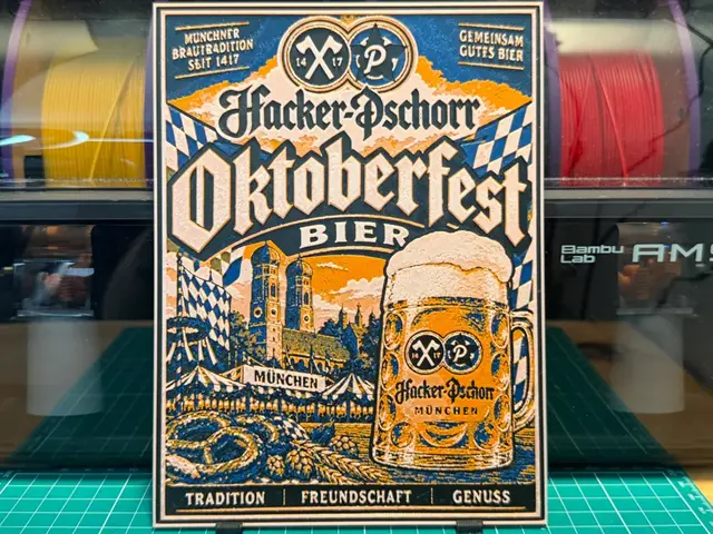 HueForge model: Oktoberfest Poster by liv_3d