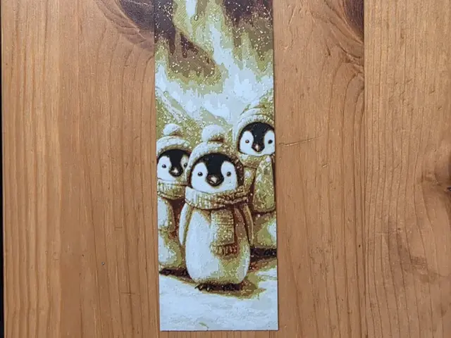 HueForge model: Penguin Bookmark by Morganja
