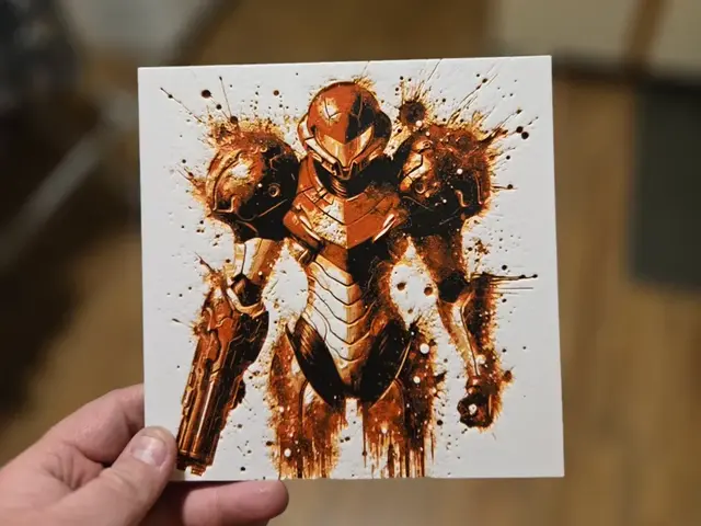 HueForge model: Graffiti Samus Hueforge by 3Ree Printing