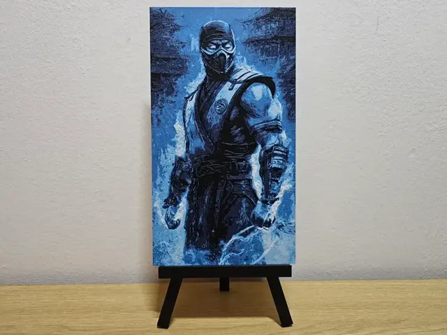 HueForge model: Sub-Zero Mortal Kombat Hueforge by Opao