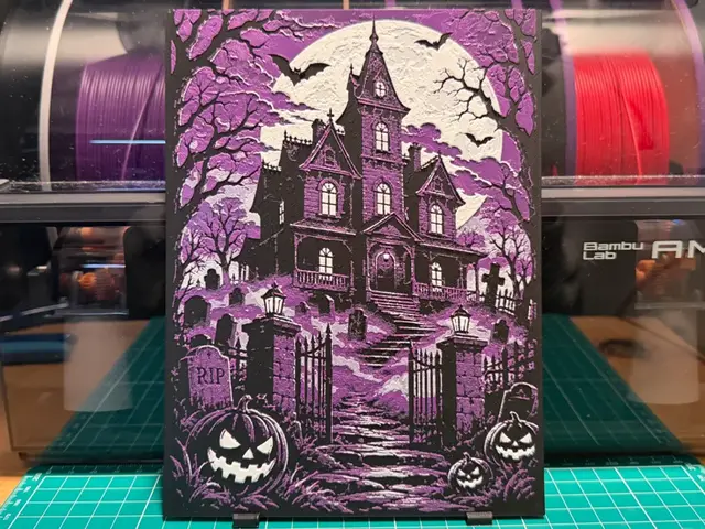 Haunted House Poster Design
