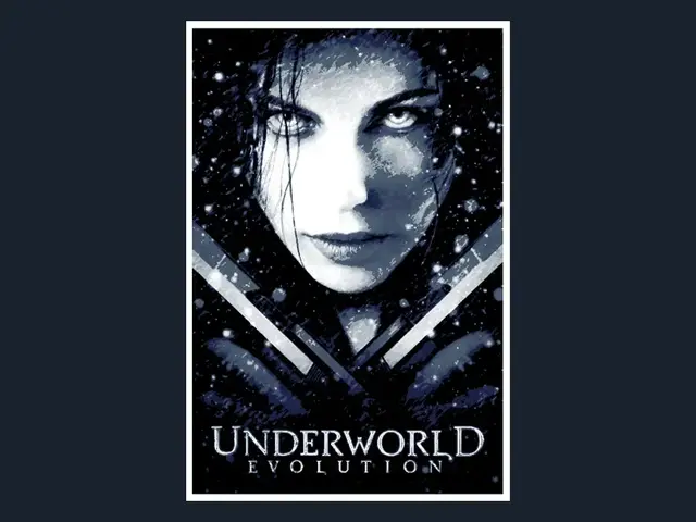 HueForge model: Underworld Evolution (Movie Poster - HueForge) by HugheCraft