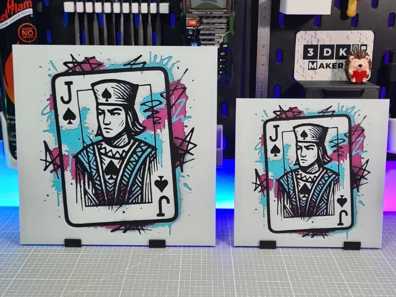 Graffiti Jack of Spades – Hueforge – 4 Colors by Montoya Maker HueForge model: Graffiti Jack of Spades – Hueforge – 4 Colors by Montoya Maker