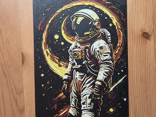 HueForge model: Astronaut Hueforge by Morganja