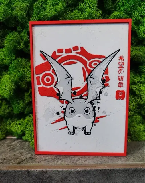 HueForge model: Patamon evolution by Garuda3D