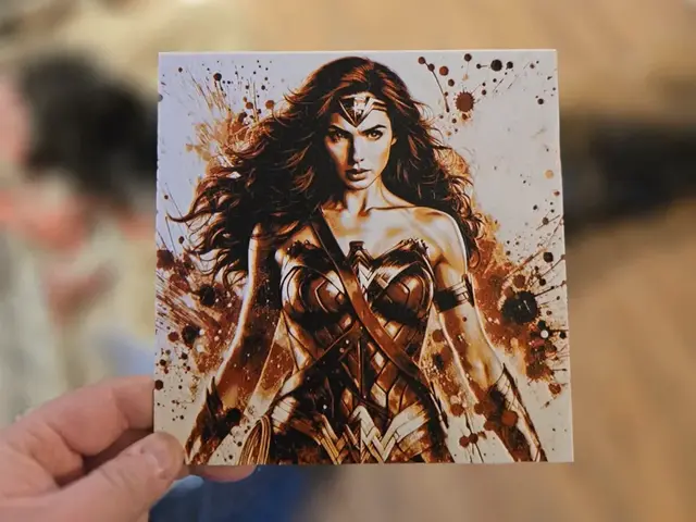 HueForge model: Graffiti Wonder Woman Hueforge by 3Ree Printing