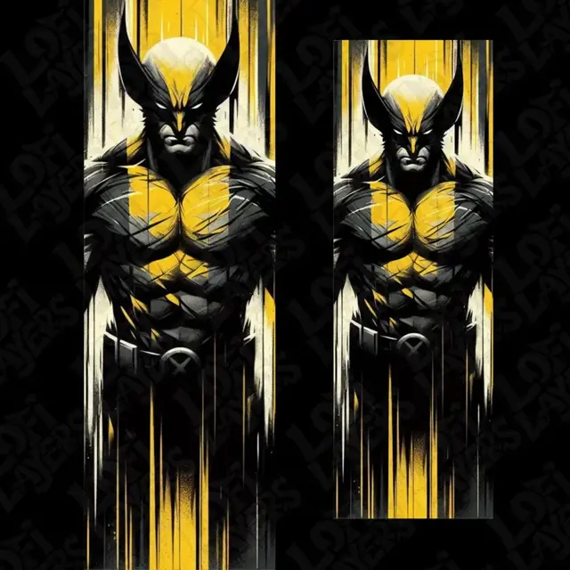 HueForge model: Wolverine X bookmark Hueforge by LoFi Layers
