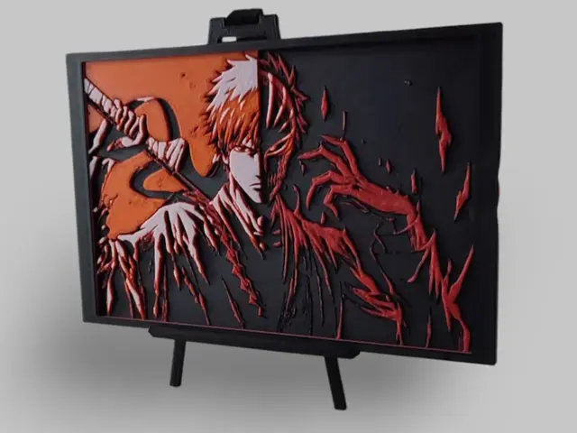 HueForge model: Bleach Ichigo Hueforge by 3DNesy
