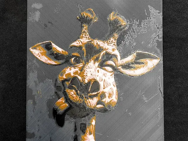 HueForge model: Giraffe HueForge by fD.667