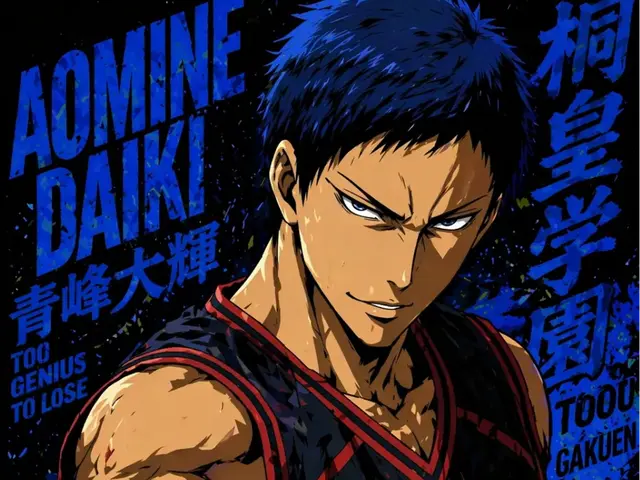 HueForge model: Aomine Daiki -Kuroko's Basket- hueforge by Hueforge Maker
